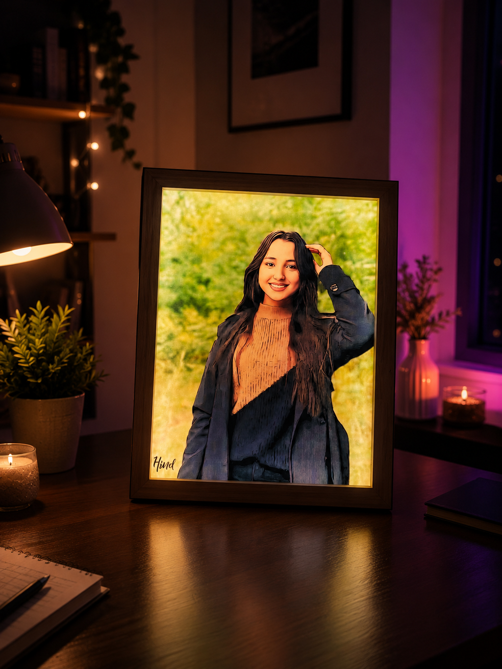 Personalized Glow Portrait Luminart