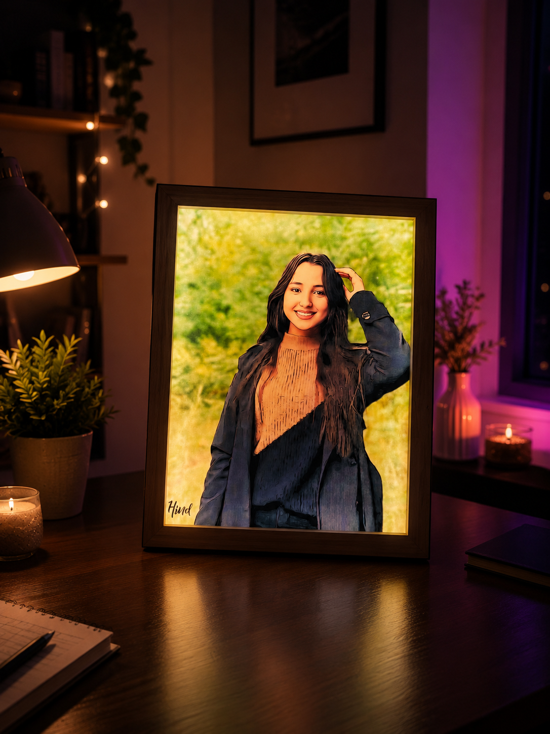 Personalized Glow Portrait Luminart