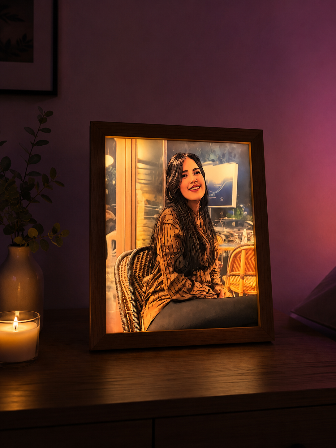 Personalized Glow Portrait Luminart