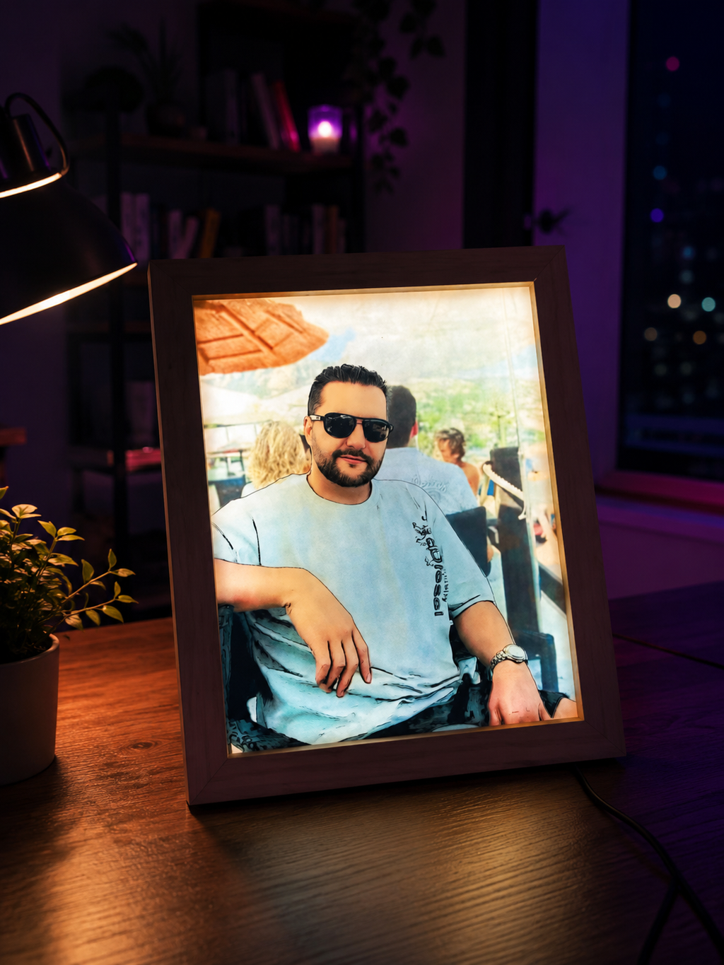 Personalized Glow Portrait Luminart