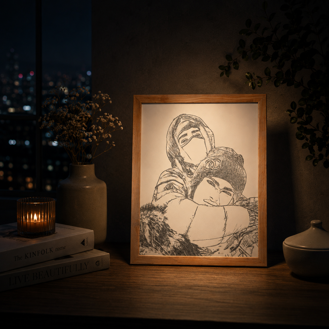 Personalized Glow Portrait
