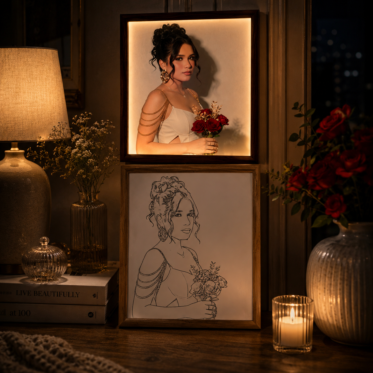 Personalized Glow Portrait