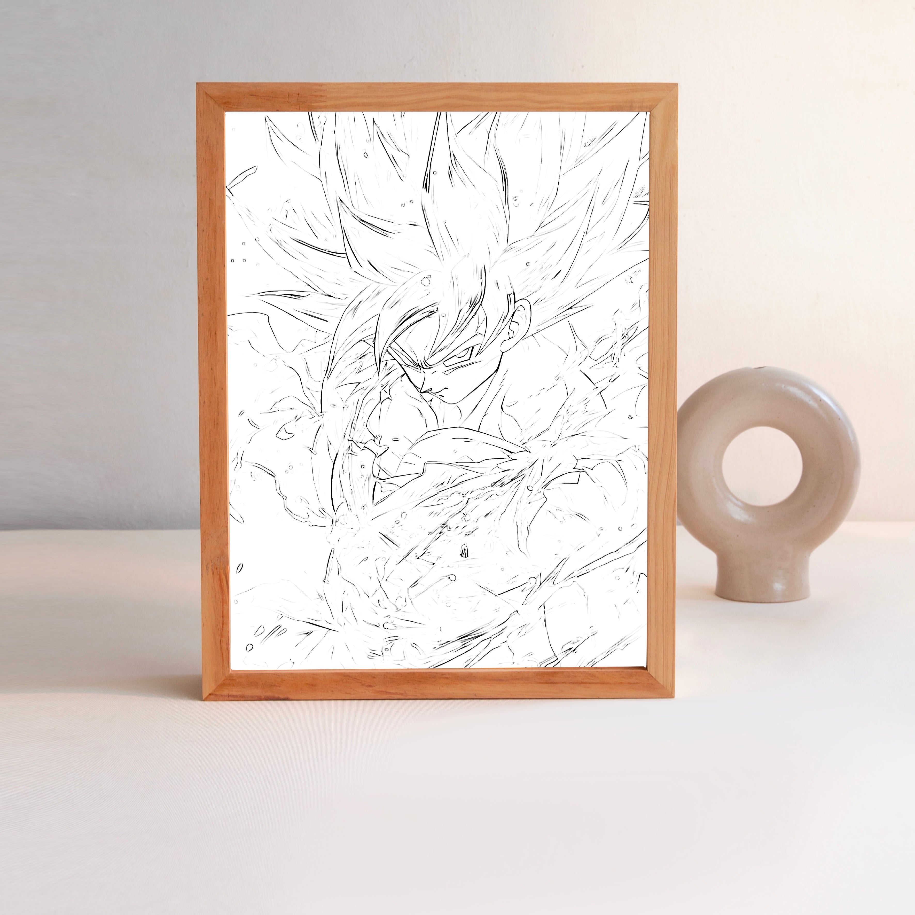 Goku Ascension Glow Frame