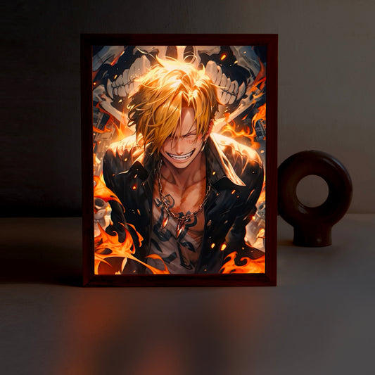 Sanji Premium Illuminated Artwork