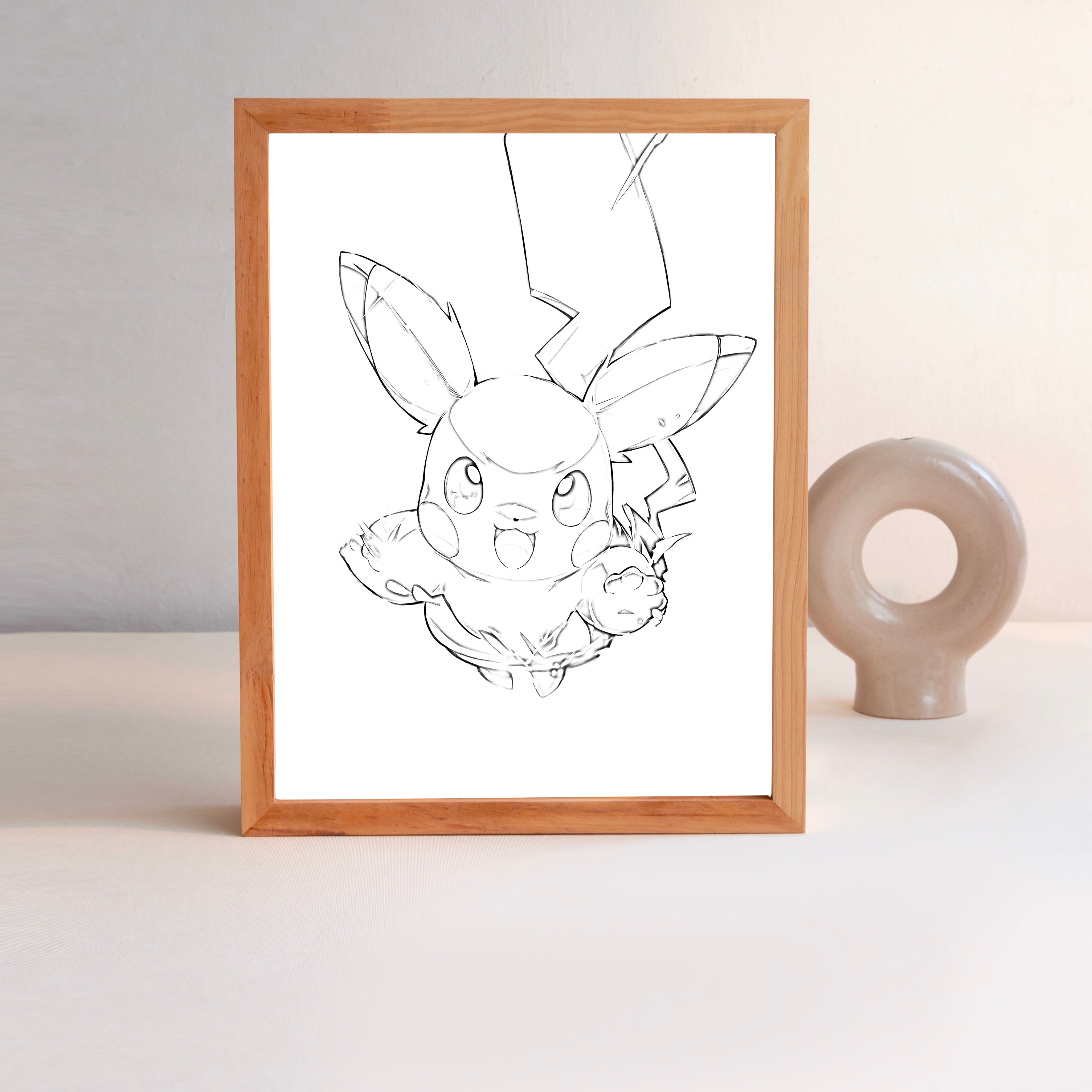 Pikachu Electric Glow Frame