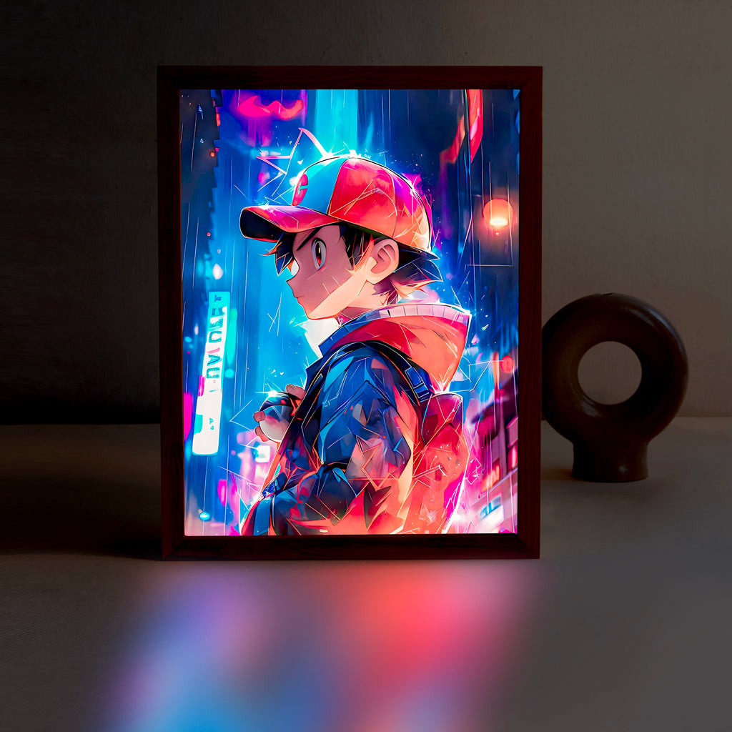 Ash Ketchum Pokémon Illuminated Artwork
